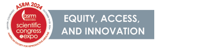 ASRM 2024 Logo - Equity, Access, and Innovation