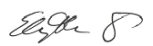 Dr. Elizabeth Ginsburg's signature