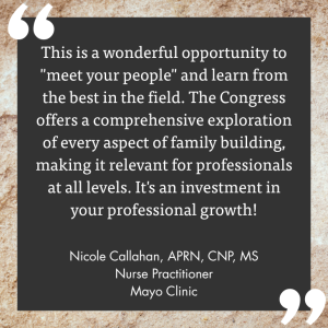 Quote from an APP attendee to ASRM Congress